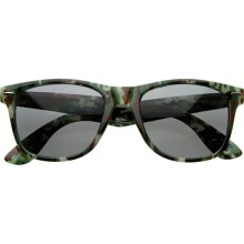 Forest Camouflage Military Print Army Wayfarers Style Sunglasses 8174 Free Pouch