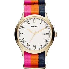 Fossil 'Ansel' Nylon Strap Watch, 41mm