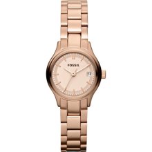 Fossil Archival Mini Rose Gold-Tone Ladies Watch Es3167