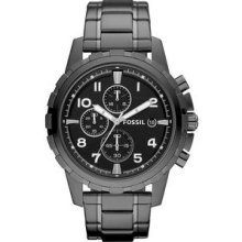 Fossil Dean Smoke Chronograph Mens Watch FS4721