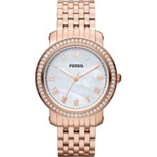 Fossil Ladies Emma Rose Stainless Steel Watch