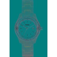 Fossil Ladies Mini Pink Faux Mop Stella Analogue Es2688