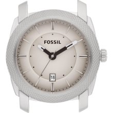 Fossil Machine Stainless Steel Watch Case Sand and White - C241001