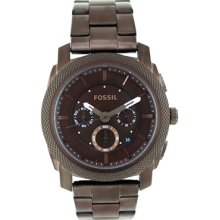 Fossil Watches Men's Brown Dial Brown IP Stainless Steel Brown Ss/Bro