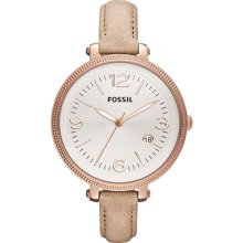 Fossil Women's Heather Yellow Dial Watch ES3133