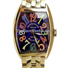 Franck Muller Curvex Color Dreams Yellow Gold 5850SCCOLDRMO Watch