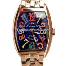 Franck Muller Curvex Color Dreams Pink Gold 5850SCCOLDRMO Watch