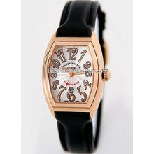 Franck Muller Lady Conquistador 8005LSCREL Pink Gold Watch