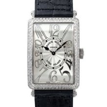 Franck Muller Long Island Mens Steel Diamond 1000SCRELD Watch