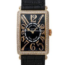 Franck Muller Long Island Yellow Gold Diamond 1200SCRELD Watch