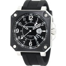 Freestyle Mens Trooper Analog Stainless Watch - Black Rubber Stra ...