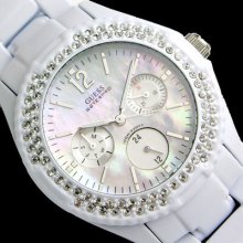 G12543l Guess White Rock Candy Ladies Latest Watch