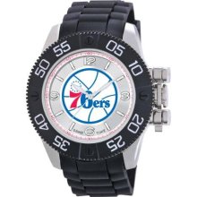 Game Time Nba-Bea-Phi Men'S Nba-Bea-Phi Beast Philadelphia 76Ers Round Analog Watch