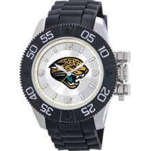 Game Time Watch, Mens Jacksonville Jaguars Black Polyurethane Strap 47