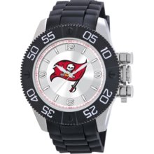 Game Time Watch, Mens Tampa Bay Buccaneers Black Polyurethane Strap 47