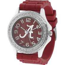 Geneva Platinum Women's Rhinestone University of Alabama Watch