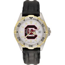 Gent's All Star University Of South Carolina Watch with Leather Strap