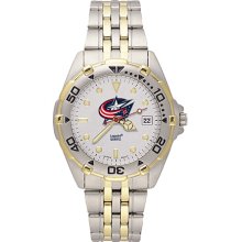 Gents NHL Columbus Blue Jackets Watch In Stainless Steel