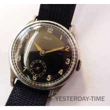 Gersi 1940's German 15 Jewel Gents Manual Military Style Watch