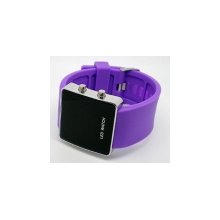 gift unisex jelly square mirror fashion led digital wrist watches