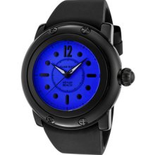 Glam Rock Watch Gr25045 Women's Miami Beach Dark Blue Dial Black Silicone