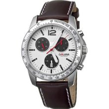 Golana Swiss Men's 'Terra Pro 200' White Dial Stainless Steel Strap