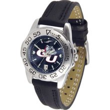 Gonzaga Bulldogs Ladies Game Day Sport Leather AnoChrome Watch