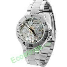 Good Jewelry Dragon Stainless Steel Mechanical Quartz Watch