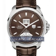 Grand Carrera Automatic GMT Grand Date (SS / Brown / Leather )