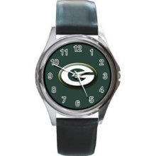 Green Bay PackersRound Metal Watch 02