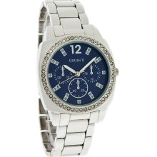 Gruen II Ladies Crystal Blue Dial Multi-Function Design Bracelet Watch GRT902