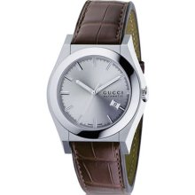 Gucci Men's Pantheon Silver Dial Watch YA115204