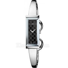 Gucci Women's G-Frame Black Dial Watch YA127512