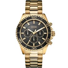 GUESS Gold-Tone Sportwise Chronograph Watch