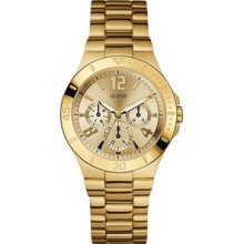 GUESS Gold Tone Stainless Steel Ladies Watch U12631L1