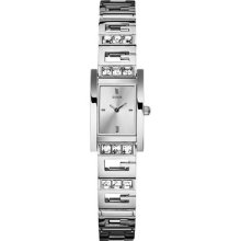 Guess Guess Crystal Women's Diamonds Stainless Steel Case Watch U85108l1