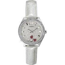 Guess Ladies' Valentine Glitter Heart W0117L1 Watch