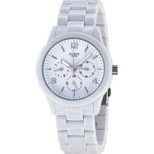 Guess White Dial White Plastic Multifunction Ladies Watch W11603l1