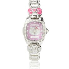 Hello Kitty CT.7105LS-02M Stainless Steel Pink Watch - Pink - Metal - One Size