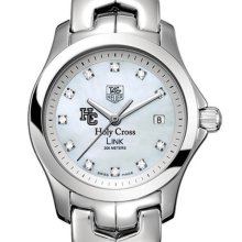 Holy Cross TAG Heuer Watch - Women's Link w/ MOP Diamond