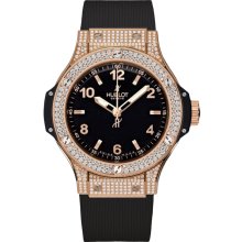 Hublot Big Bang Gold Pave 38mm Watch 361.PX.1280.RX.1704