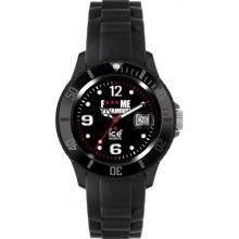 Ice-watch Fm.si.bk.bb.s F Me I'm Famous Black Big Big Silicone Watch