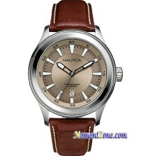 In Box Nautica Men's Classic Brown Watch A11052g