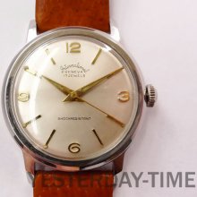 International Geneva 1960's Stainless Steel 17 Jewel Gents Manual Watch