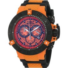 Invicta 0936 Men's Subaqua Quartz Chronograph Diver Orange