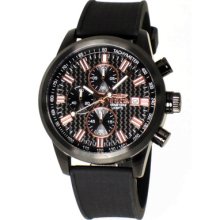 Invicta 1680 Gents Specialty Collection Carbon Fiber Dial Chronograph Date Watch