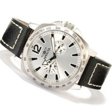 Invicta Mens Ii Collection Multifunction Silver Dial Stainless Steel Case Watch