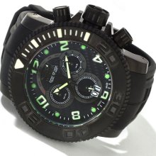 Invicta Men's Pro Diver Sea Hunter Swiss Quartz Chronograph Black Watch