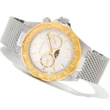 Invicta Men's Sea Wizard Quartz Stainless Steel Mesh Bracelet Watch