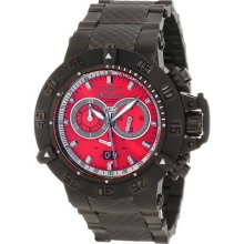 Invicta Men's Subaqua Noma Iii Chronograph Red Sunray Dial Watch 10195